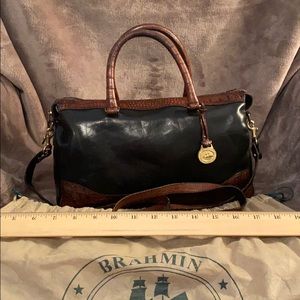 COPY - Brahmin black Tuscan (purse ONLY)